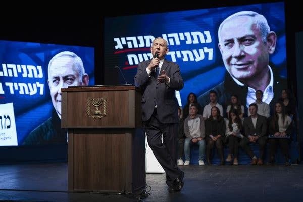 Israeli Election Gives Edge to Netanyahu, Exit Polls Say