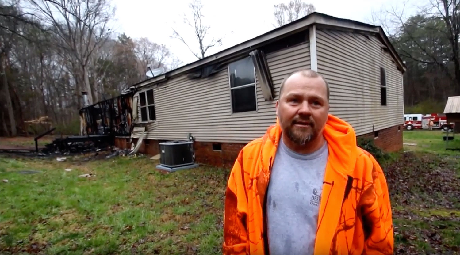 North Carolina Man Saves His Family After Camera Meant to Detect Fox Picks Up House Fire Instead