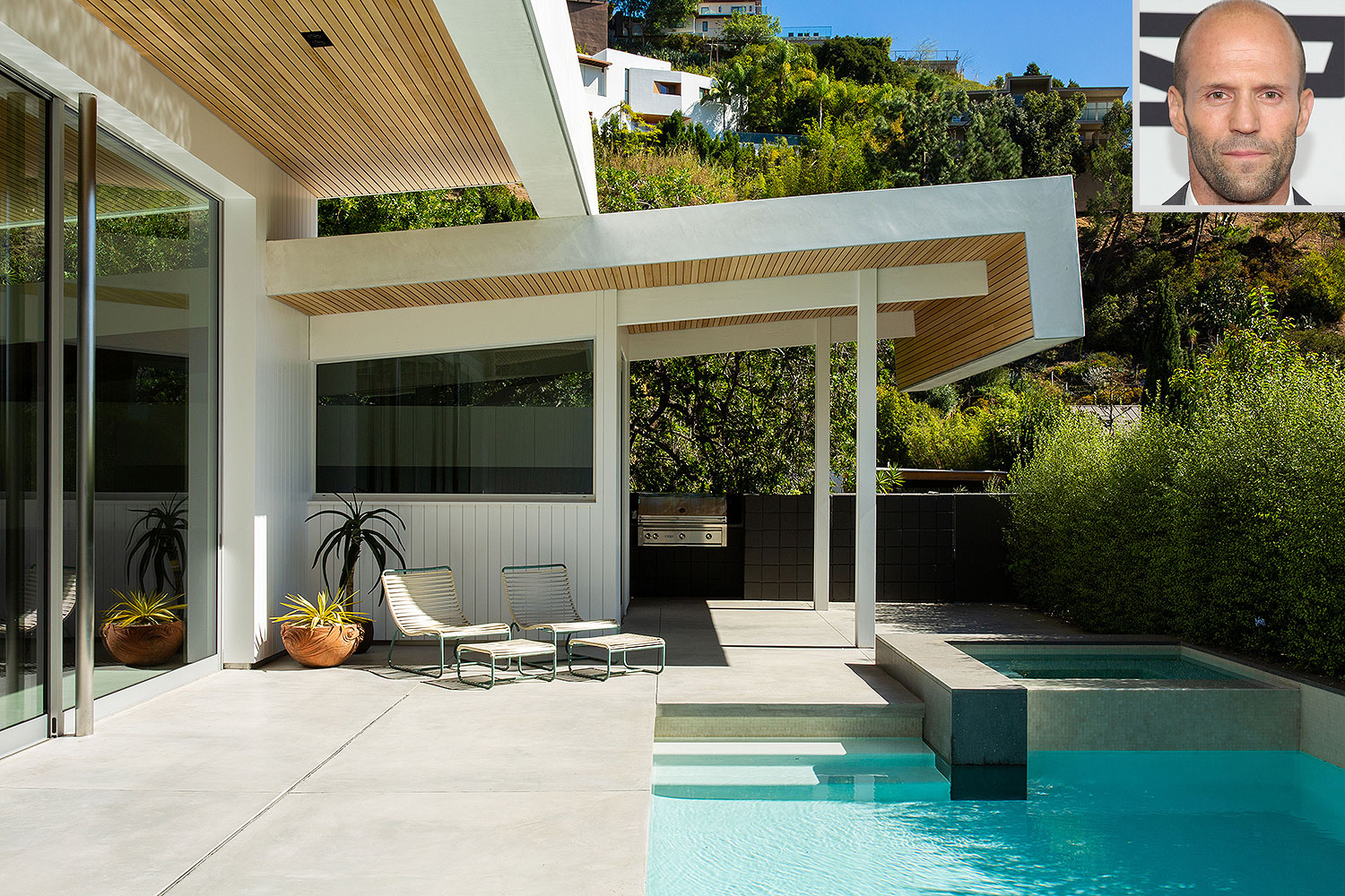 See Inside Fast &amp; Furious Star Jason Statham's 'Indulgent' Glass Box Home in L.A.