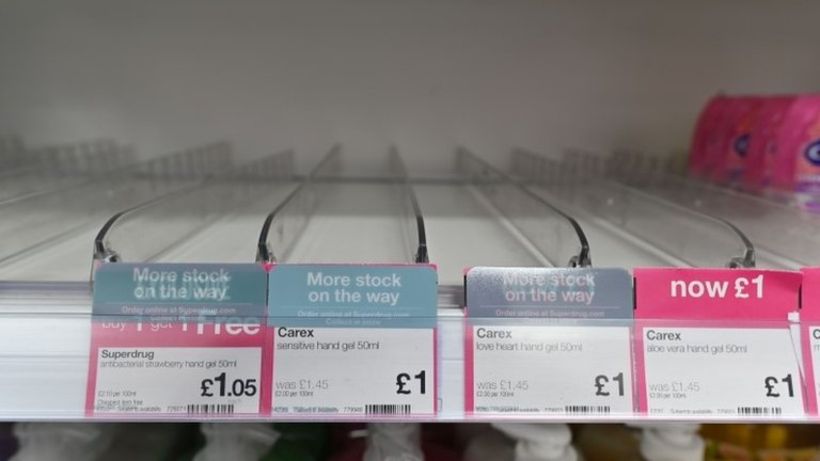 Coronavirus: Hand sanitiser rationed at chemists as sales surge