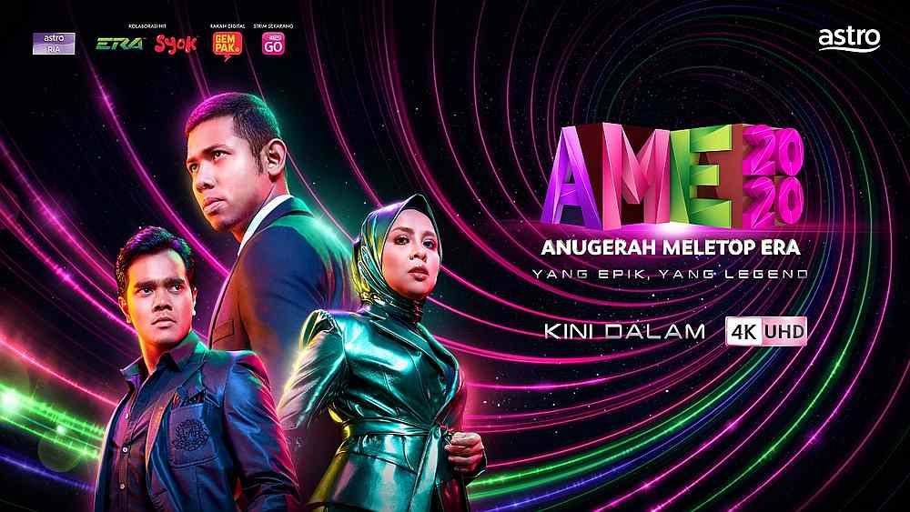 Astro awards show Anugerah Meletop Era to be first Malaysian live show broadcast in 4K UHD