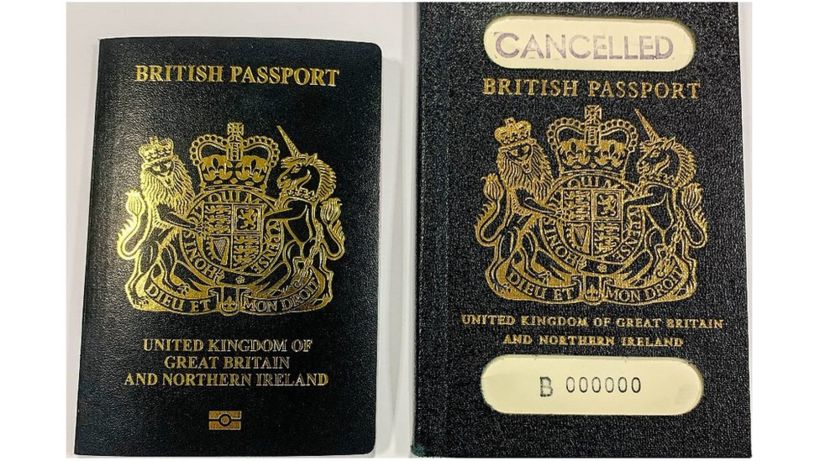 Is the new passport really blue or black?
