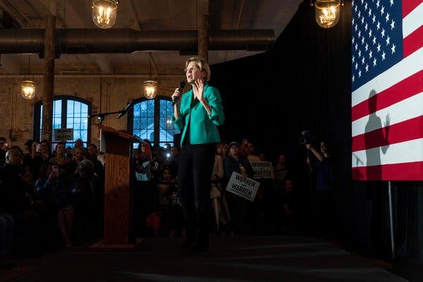 After Mounting Losses, Elizabeth Warren Reviews Her Options
