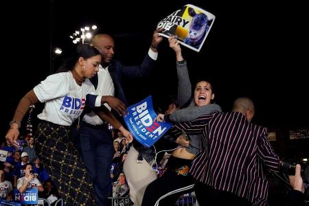 Biden jokes wife is his Secret Service after she protects him