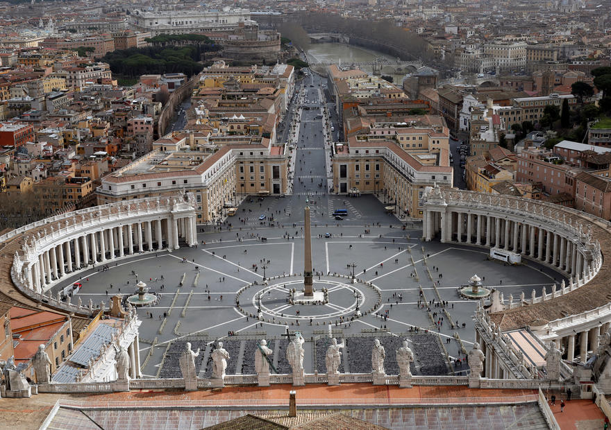 Vatican reports first case of coronavirus inside its walls