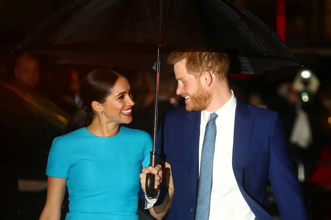 Britain's Prince Harry and wife Meghan begin farewell royal events