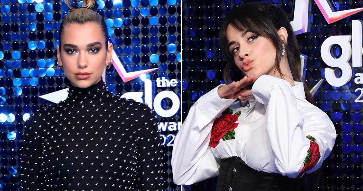 Camila Cabello and Dua Lipa take over the red carpet at Global Awards