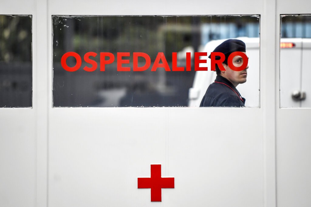 Virus death toll jump in Italy prompts govt to double aid