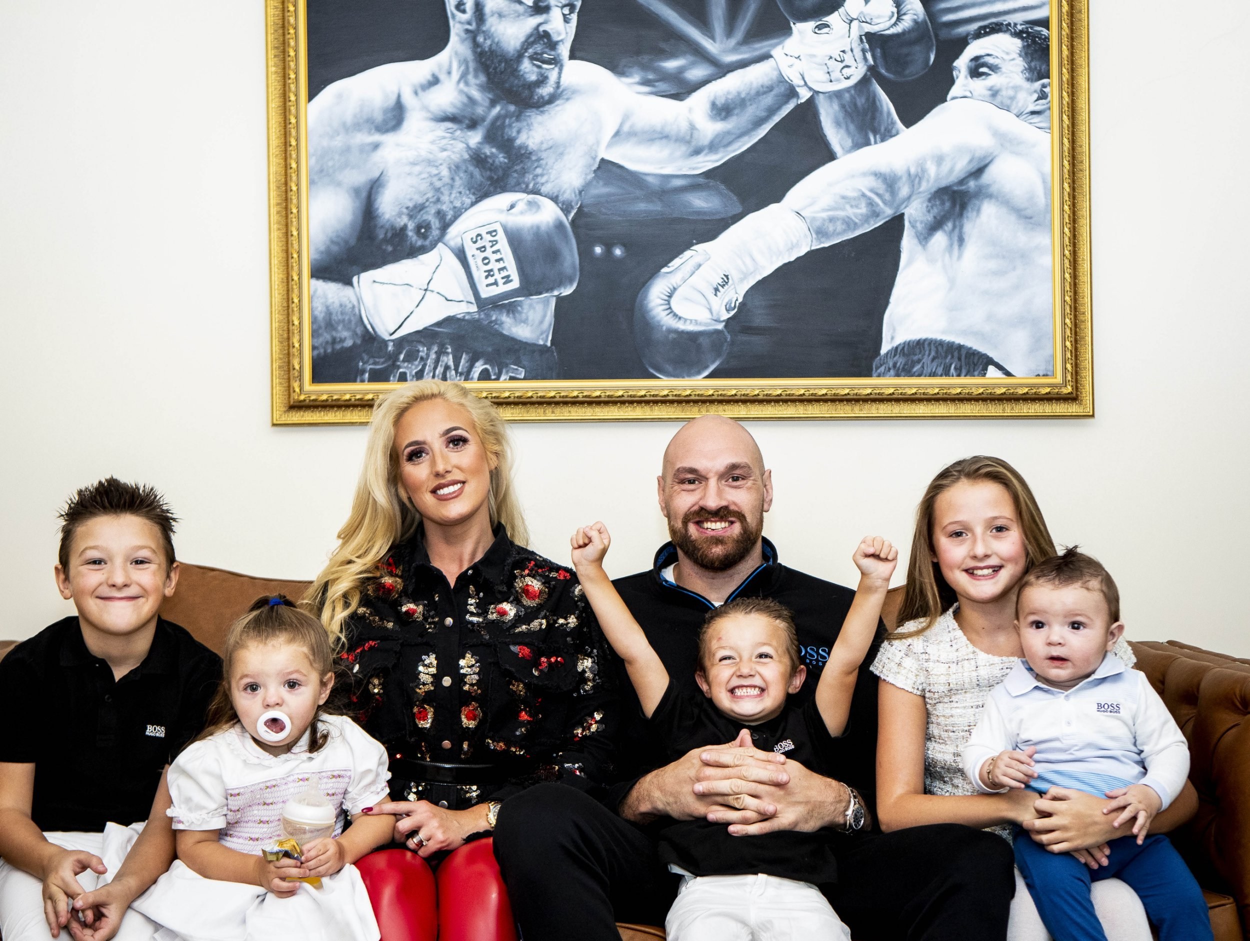 How old is Tyson Fury’s wife Paris Fury and how many children do they have?