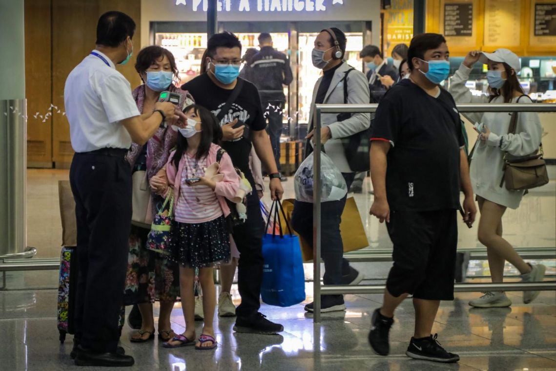 All passengers arriving in Hong Kong airport required to submit health declaration forms