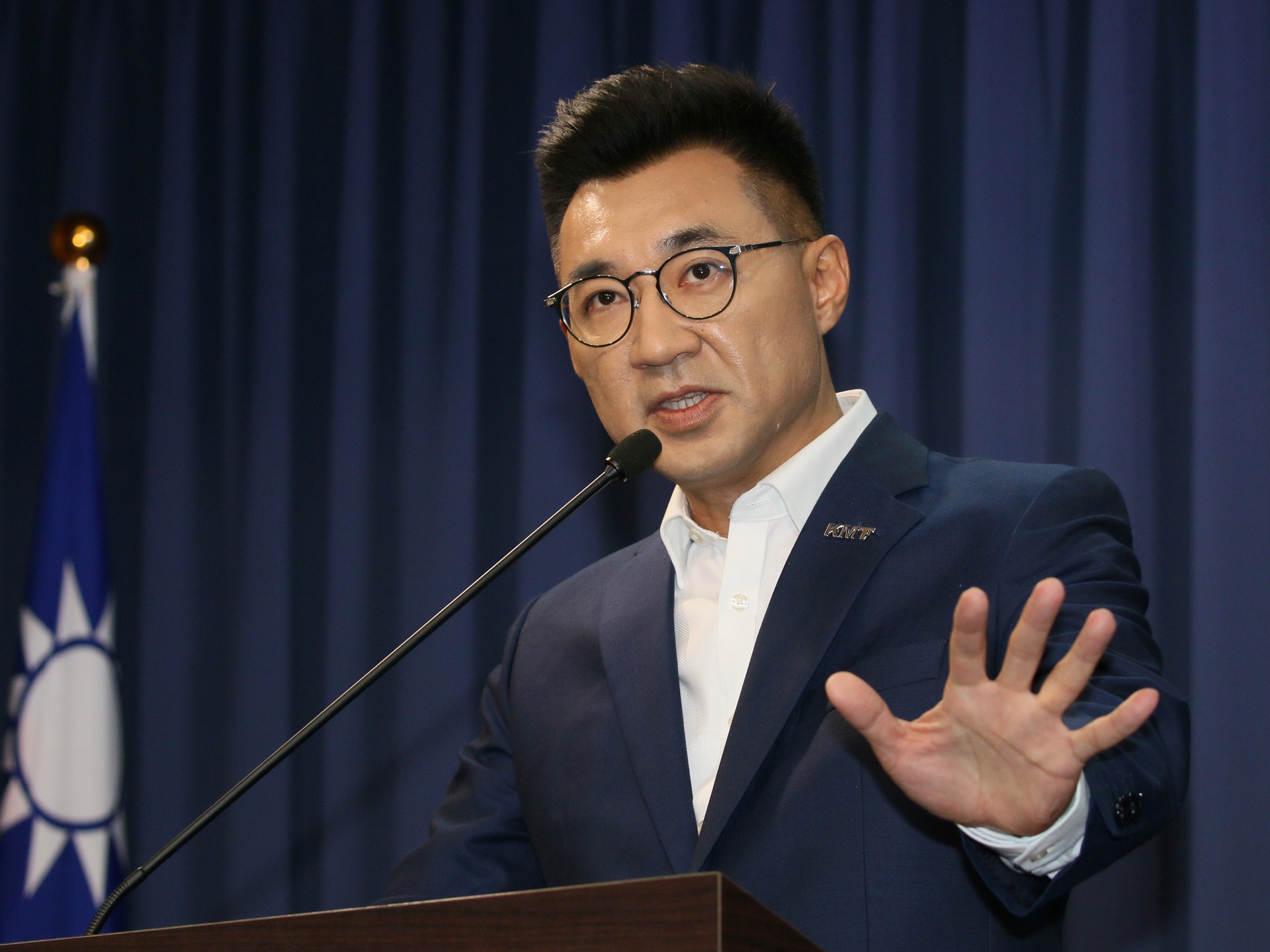 快讯！江启臣当选中国台湾国民党主席（组图）