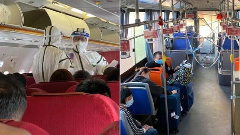港航飞海口航班有人发烧 全机乘客全送酒店隔离