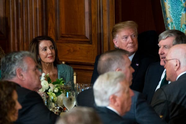 Trump Assails Pelosi as He Opts to Skip Bipartisan St. Patrick’s Day Lunch