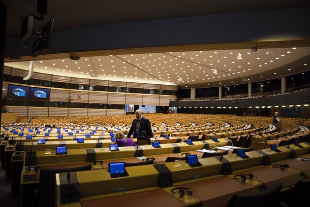 No Health Emergency But Virus Hits Politics in EU's Heart