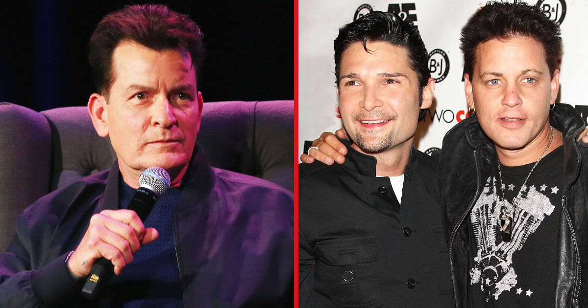 Corey Feldman Accuses Charlie Sheen Of Raping Corey Haim In New Documentary