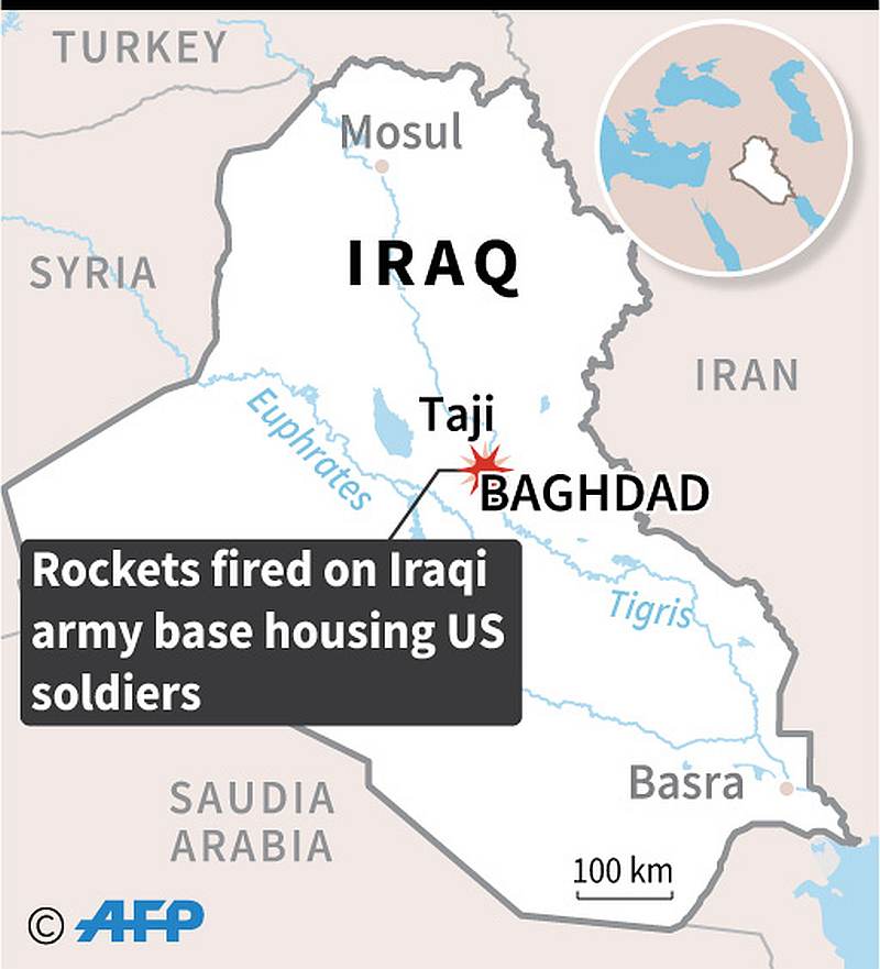 Two US, one British personnel killed in Iraq rocket attack, say officials