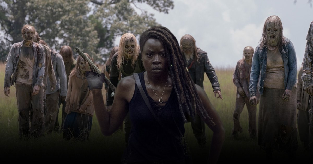 The Walking Dead’s Danai Gurira pranked by 50 zombies during her last days on set as Michonne