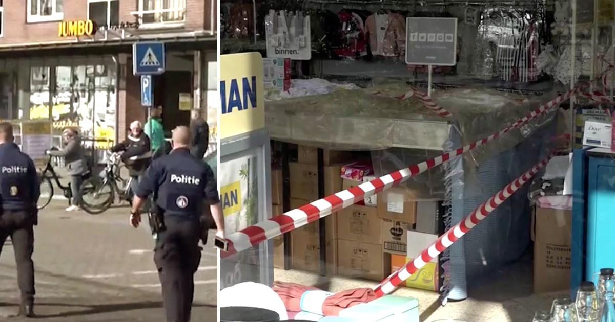 Village shop straddling Dutch-Belgian border half-closed by coronavirus