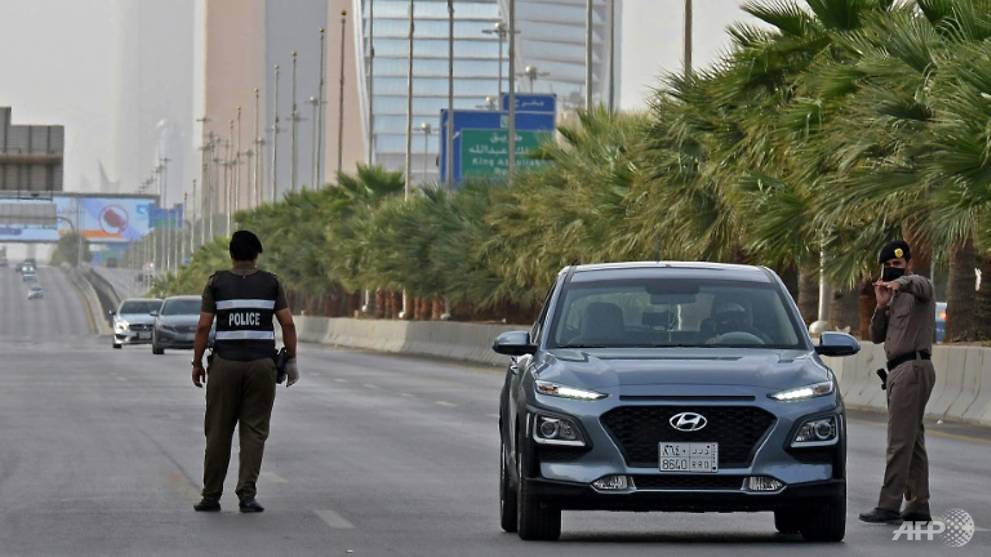 Saudi forces intercept missile over curfew-locked Riyadh