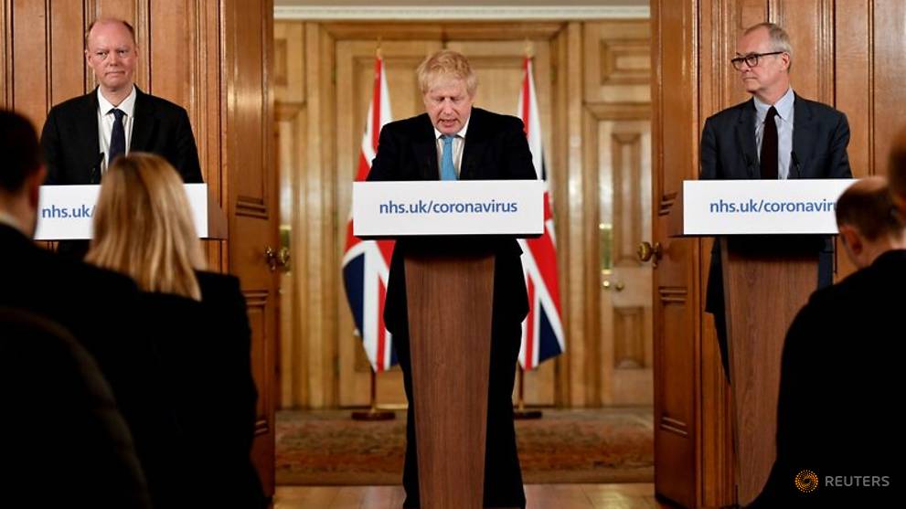 With PM Johnson ill, coronavirus strikes at heart of British politics