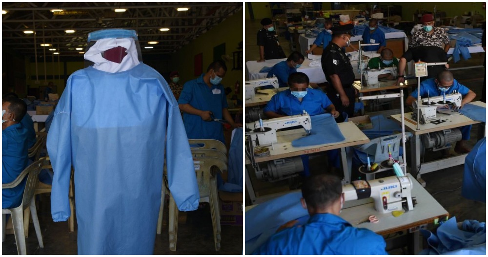 Prison Inmates Are Working Monday to Sunday to Ensure Our Frontliners Get Protective Suits