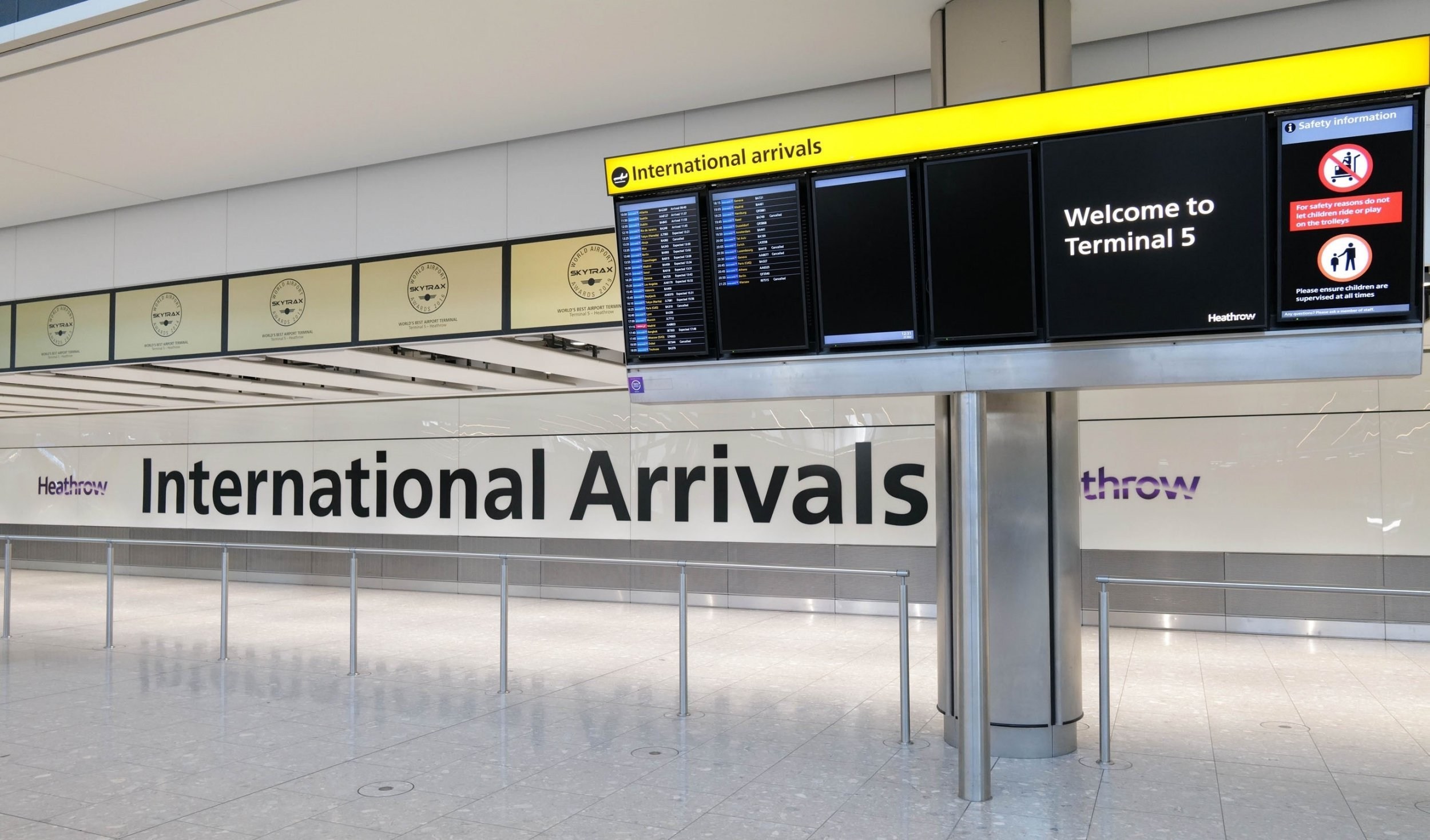 Planes still landing in UK from world’s coronavirus hotspots despite lockdown
