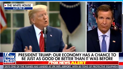 Fox News mutes Donald Trump as he brags about Bachelor-beating ‘ratings’ during coronavirus briefing