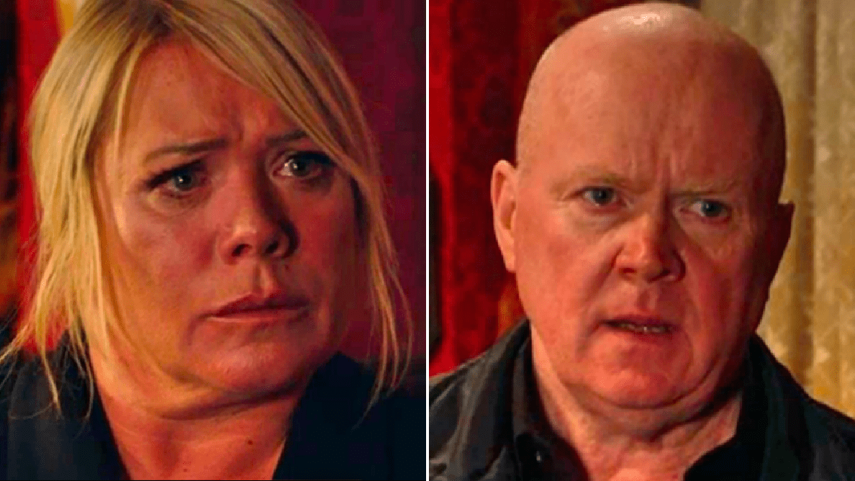 EastEnders spoilers: Sharon Mitchell devastated as Phil returns at Dennis Rickman’s funeral