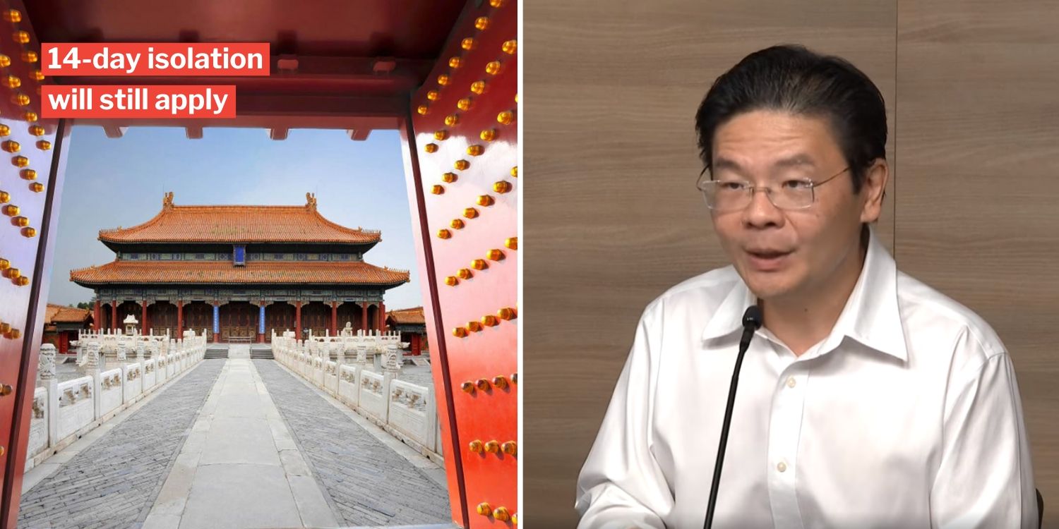 S’pore May allow visitors from China as situation there now “under control”, says Lawrence Wong
