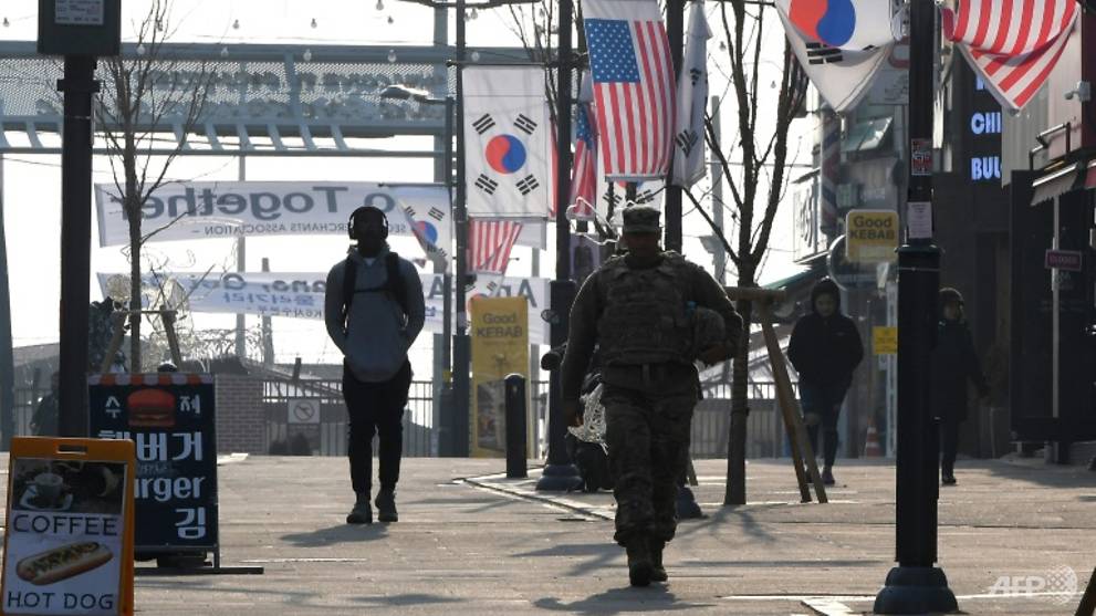 Thousands of Korean workers for US military put on leave in cash row
