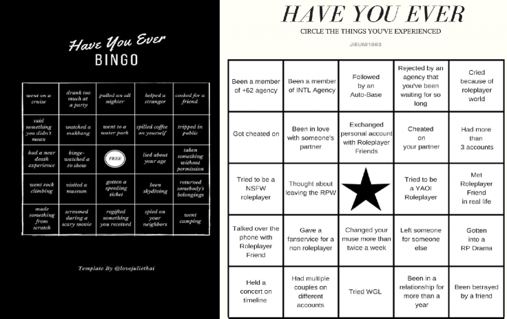 What is 'Have You Ever Bingo Challenge'? Find templates here