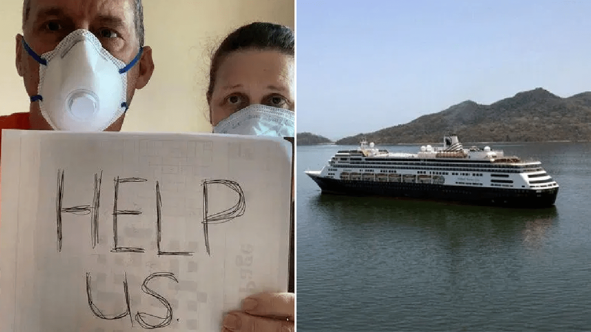 Politicians ban coronavirus-hit cruise ships from entering seaside ports despite dead passengers