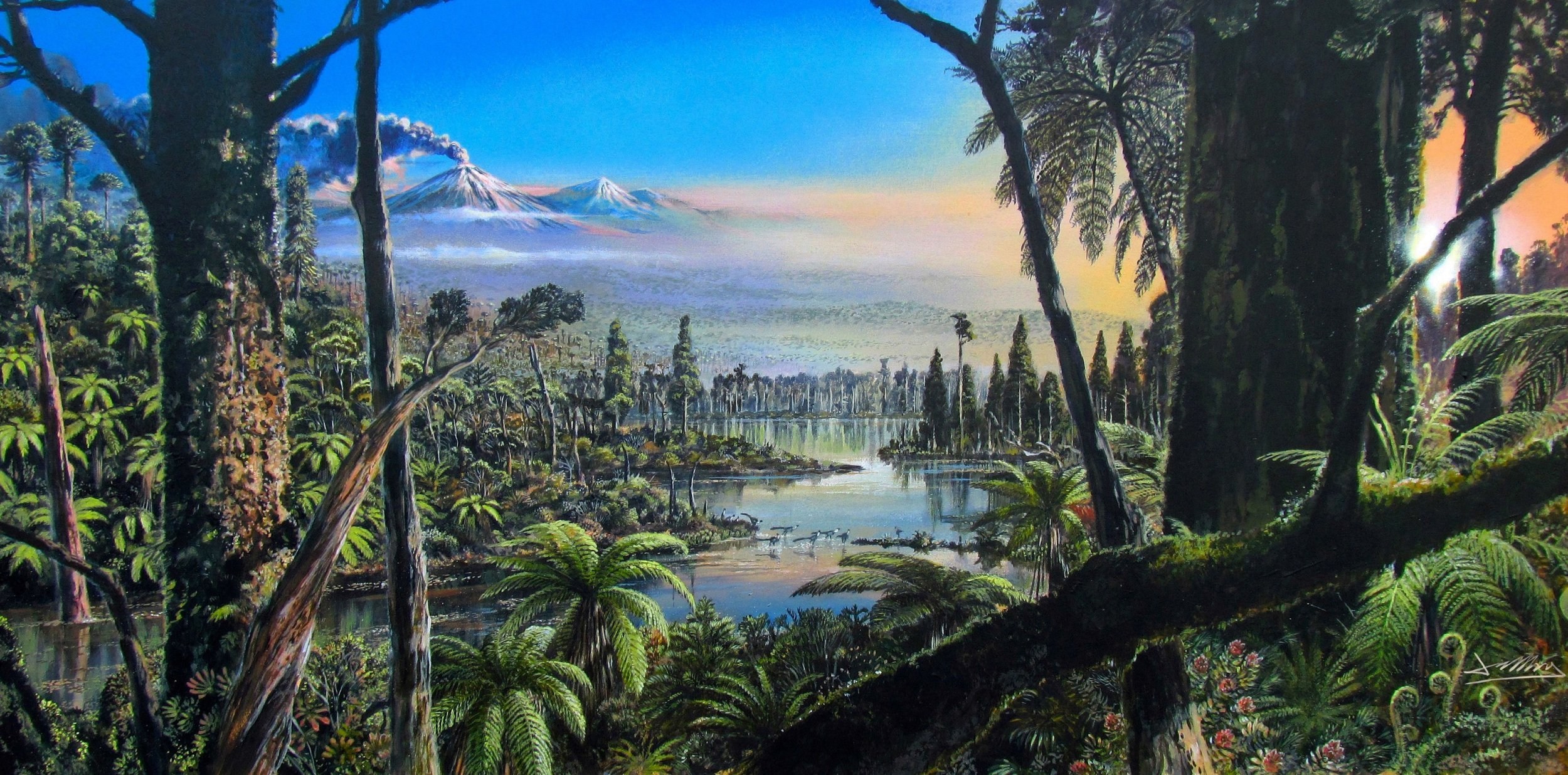 Antarctica was covered in rainforests when dinosaurs roamed Earth