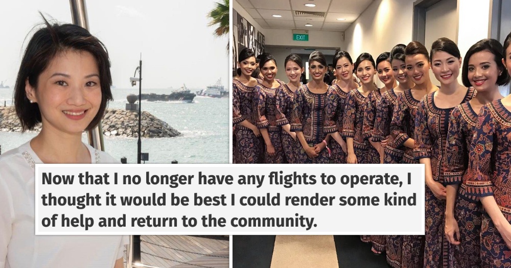 SIA flight attendant offers to volunteer at CC to help Punggol residents, garners praise from Sun Xueling