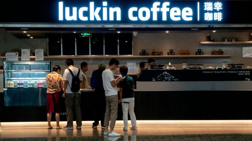 China's Luckin Coffee slumps on 'fake' data news