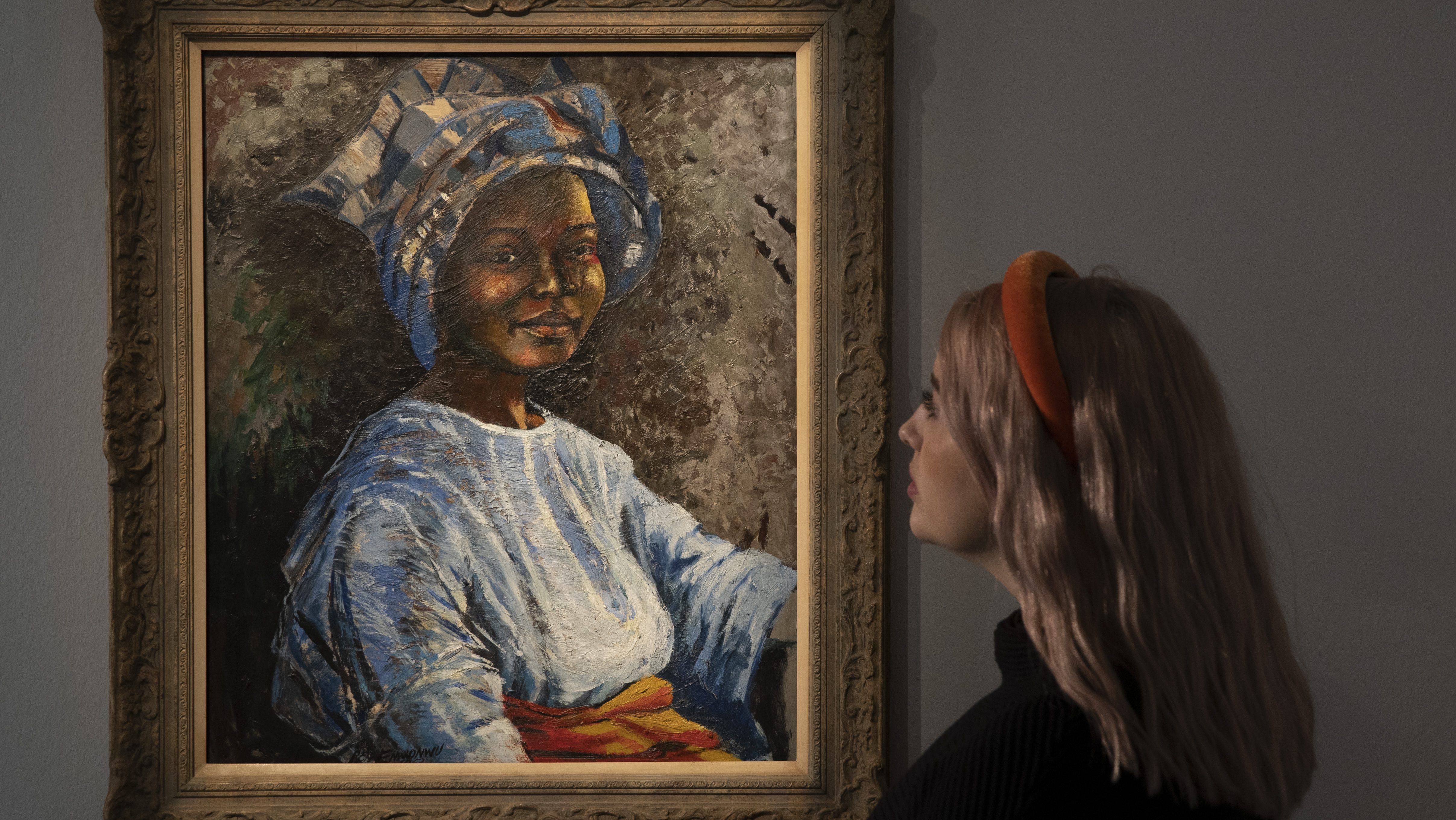 Sotheby’s has had its biggest jump in bidders for African art, thanks to a stay home lockdown
