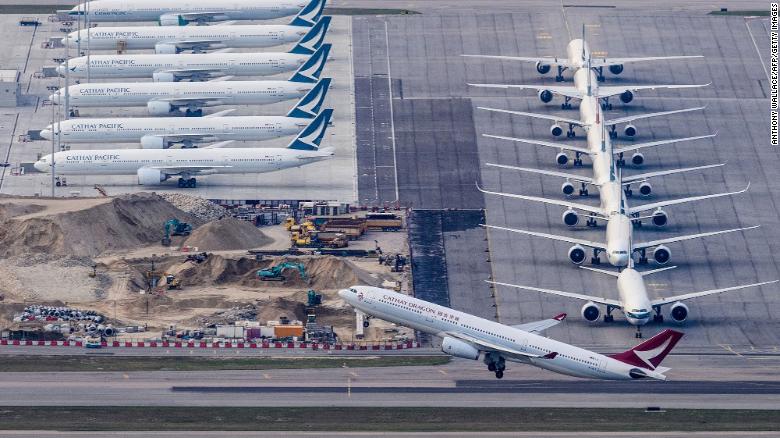 'Demand has disappeared': Cathay Pacific slashes more flights after flying just 582 people in one day
