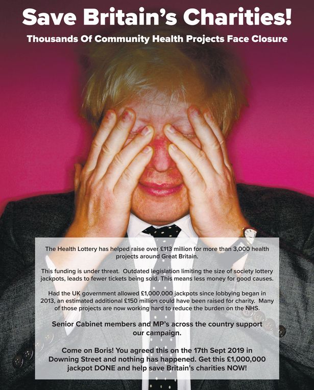 Charities demand Boris Johnson take action or thousands of health projects will close