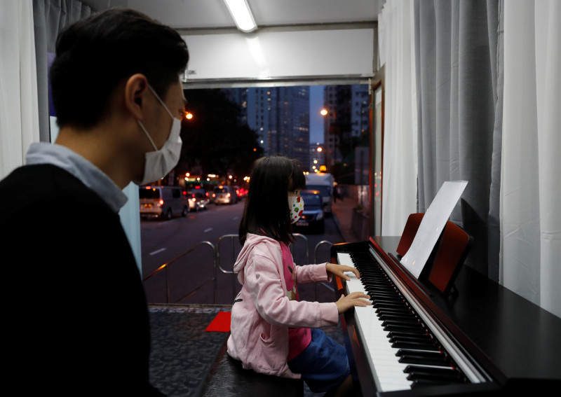 Hong Kong music school keeps on trucking through coronavirus shutdown