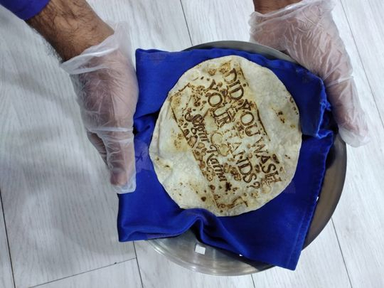 Coronavirus: How an Indian restaurant in Dubai spreads a COVID-19 prevention tip using food
