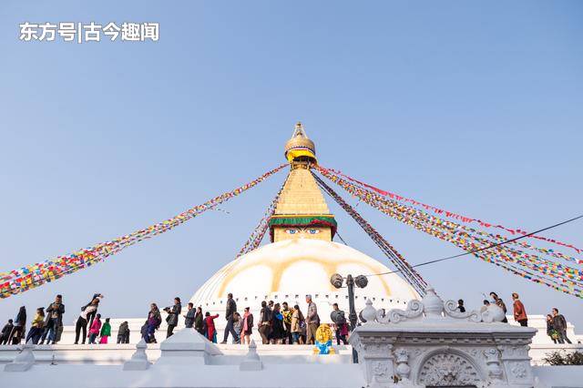 尼泊尔旅行必打卡景点：博达哈大佛塔，为全世界最大的圆佛塔