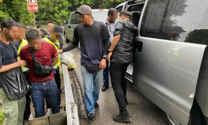 8 men arrested for unlawful entry and overstaying in Singapore