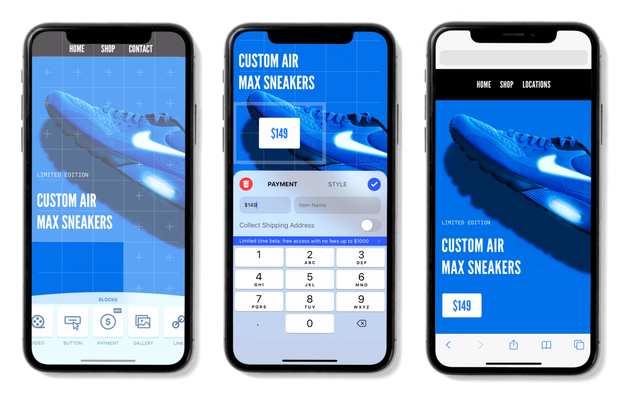 Mobile website builder Universe raises $10M from GV as it ventures into commerce