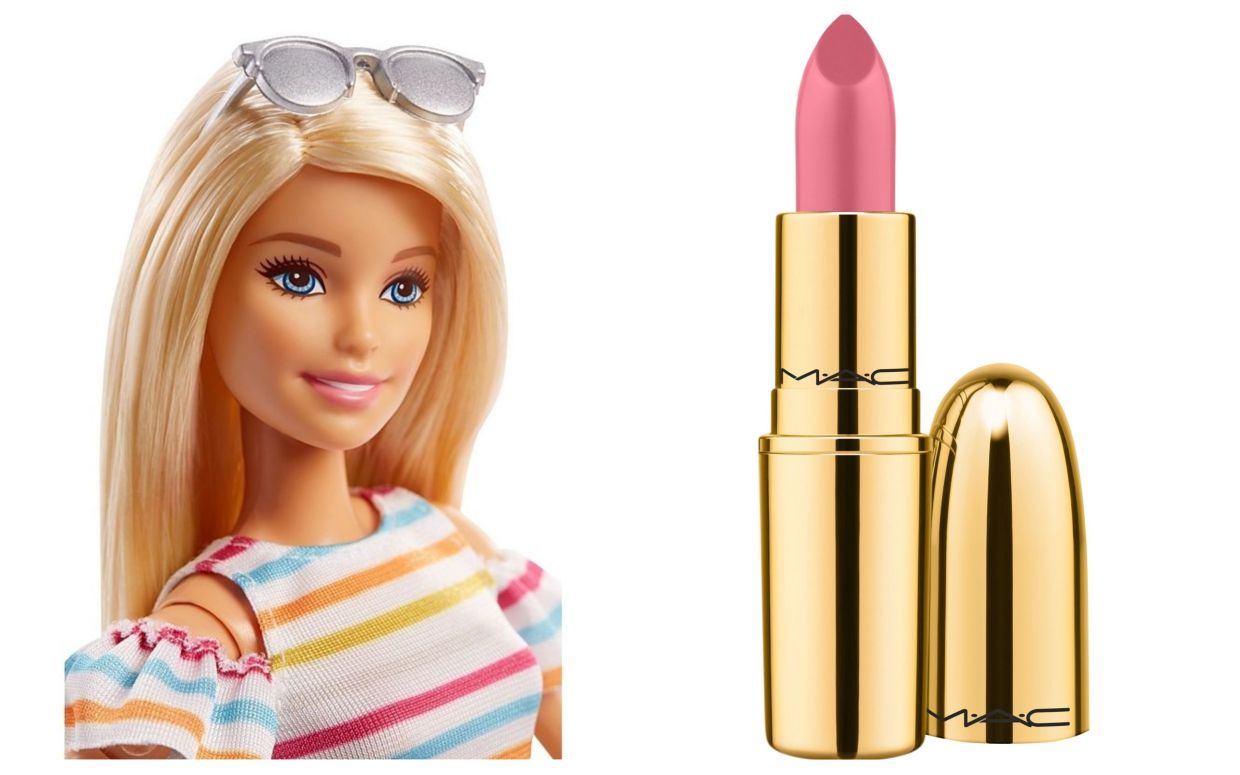 Barbie teams up with MAC Cosmetics to create a bubblegum-pink lipstick
