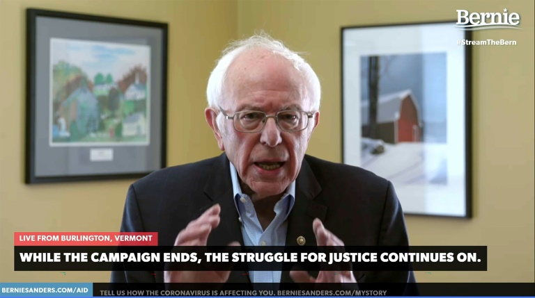 Bernie Sanders ends his US presidential bid