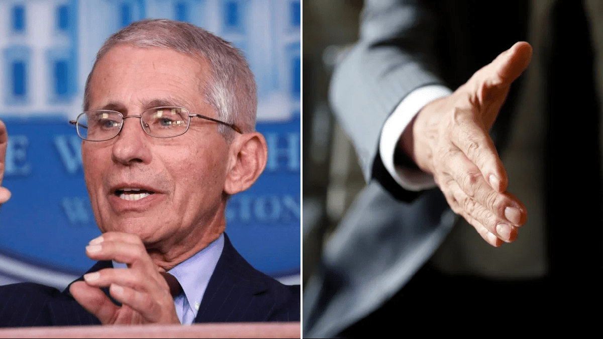 Top coronavirus doctor says he hopes pandemic will finally kill-off ‘unhygienic’ handshakes