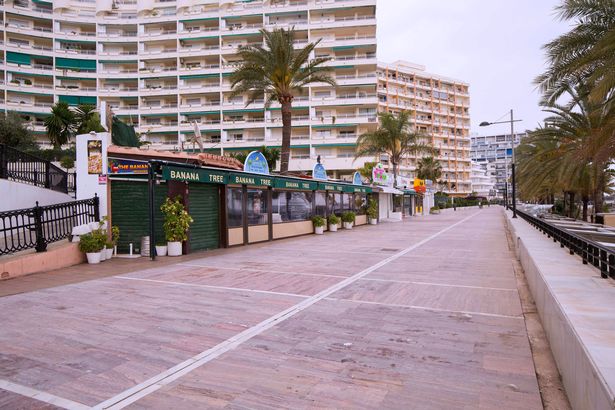 Spanish resorts normally packed with Brits at Easter stand silent during lockdown