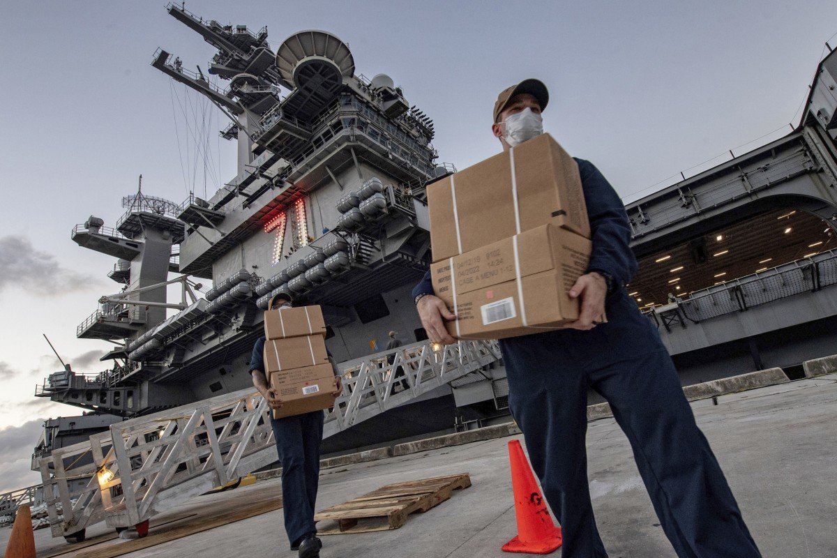 Coronavirus: Guam worried by flood of sailors from US Navy ship hit by Covid-19