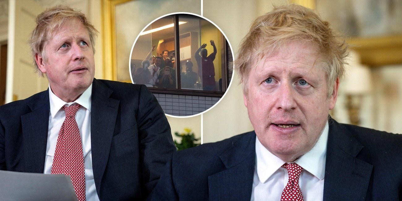 Boris Johnson thanks NHS for ‘saving his life’ after release from hospital