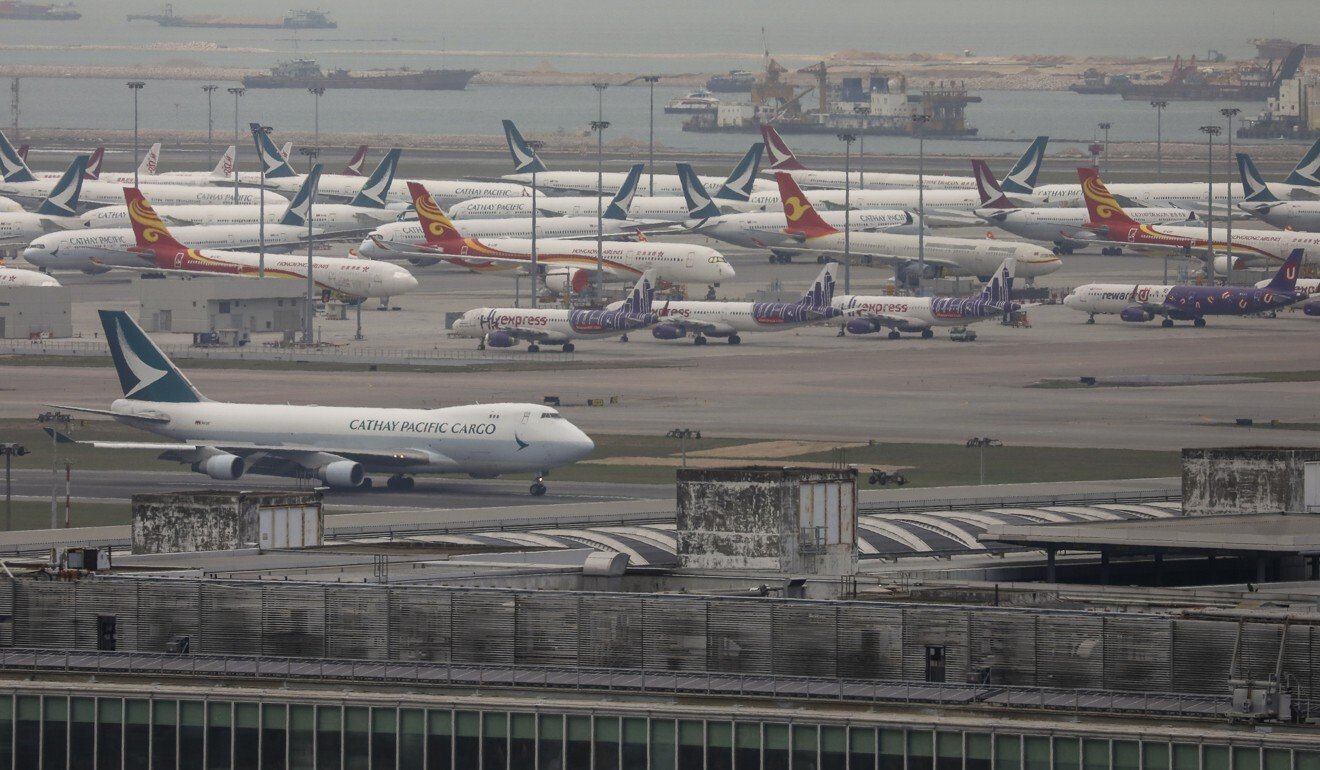 Coronavirus: Hong Kong’s airport passenger volume nosedives 91 per cent, approaching 2003’s all-time low during Sars